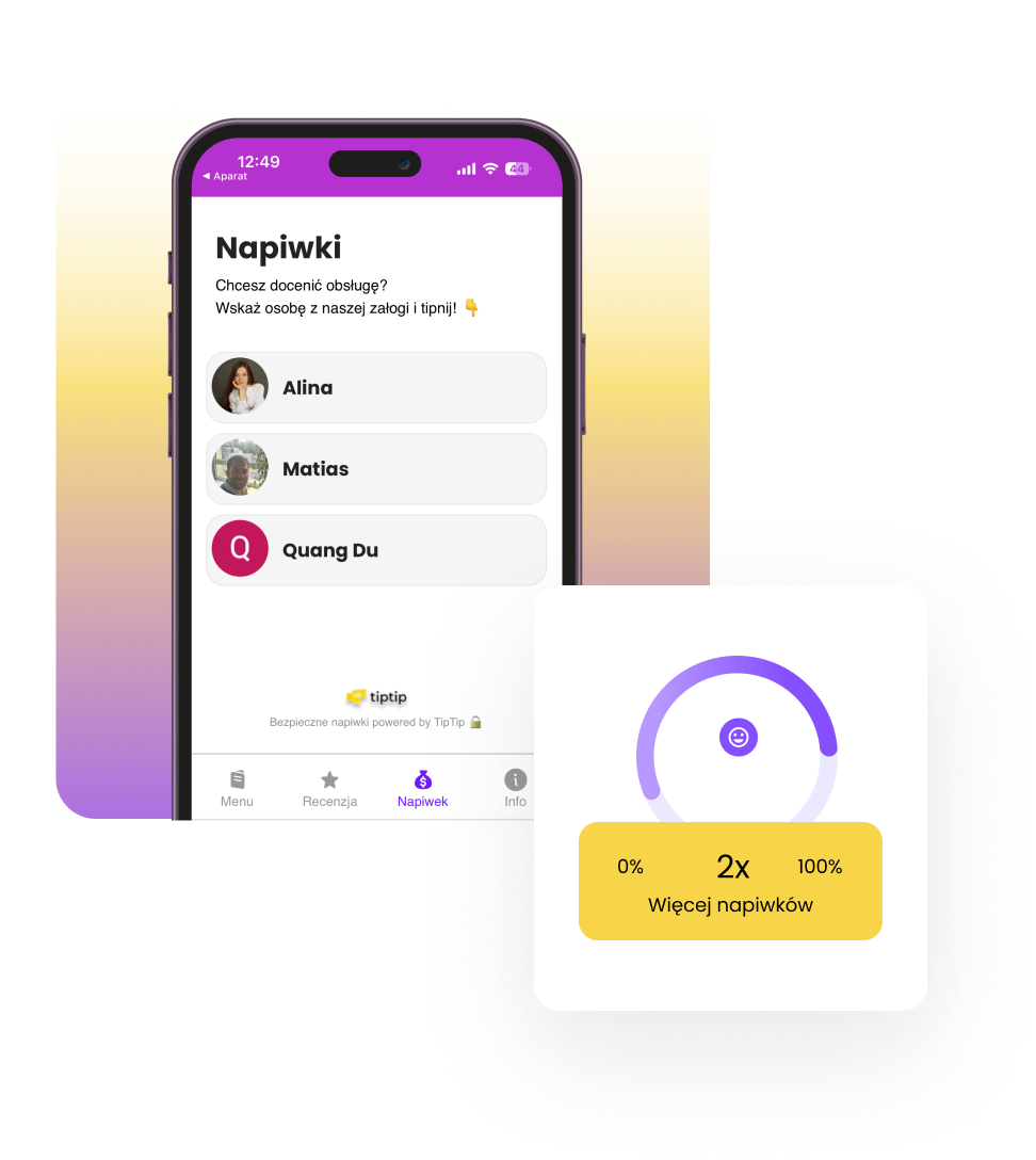 Happy man using phone
