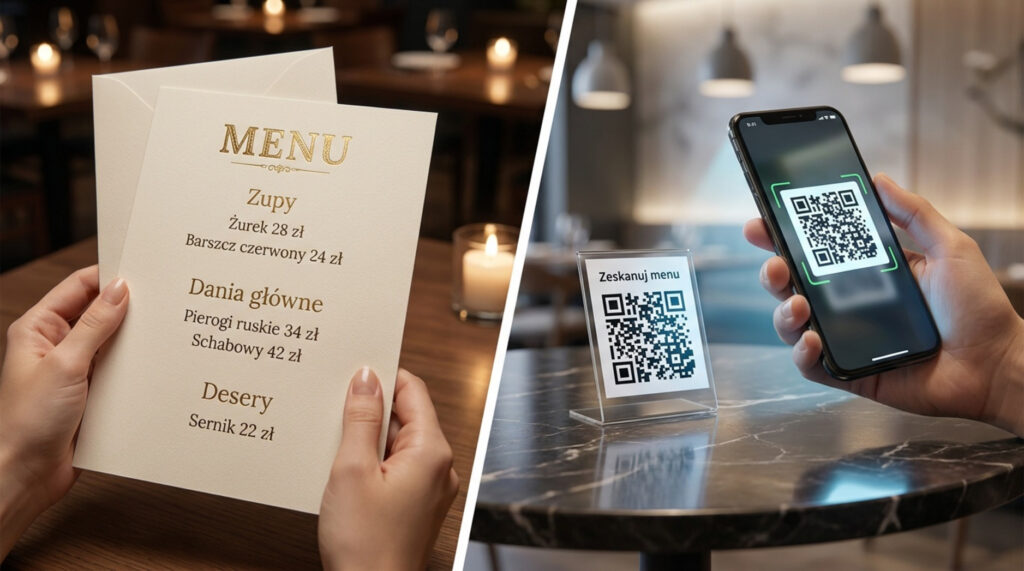 Menu QR czy papierowe menu – co bardziej opłaca się restauracji?